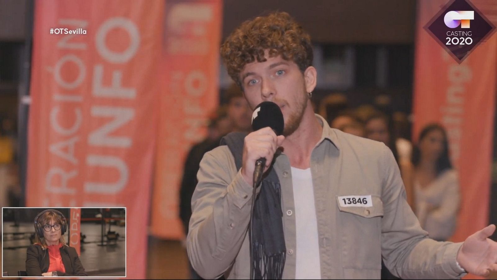 Un chico canta "La música no se toca" de Alejandro Sanz en la Fase 1 del casting OT 2020 en Sevilla