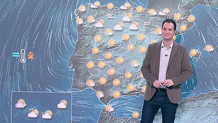 El tiempo - Cielos despejados y aumento de temperaturas general