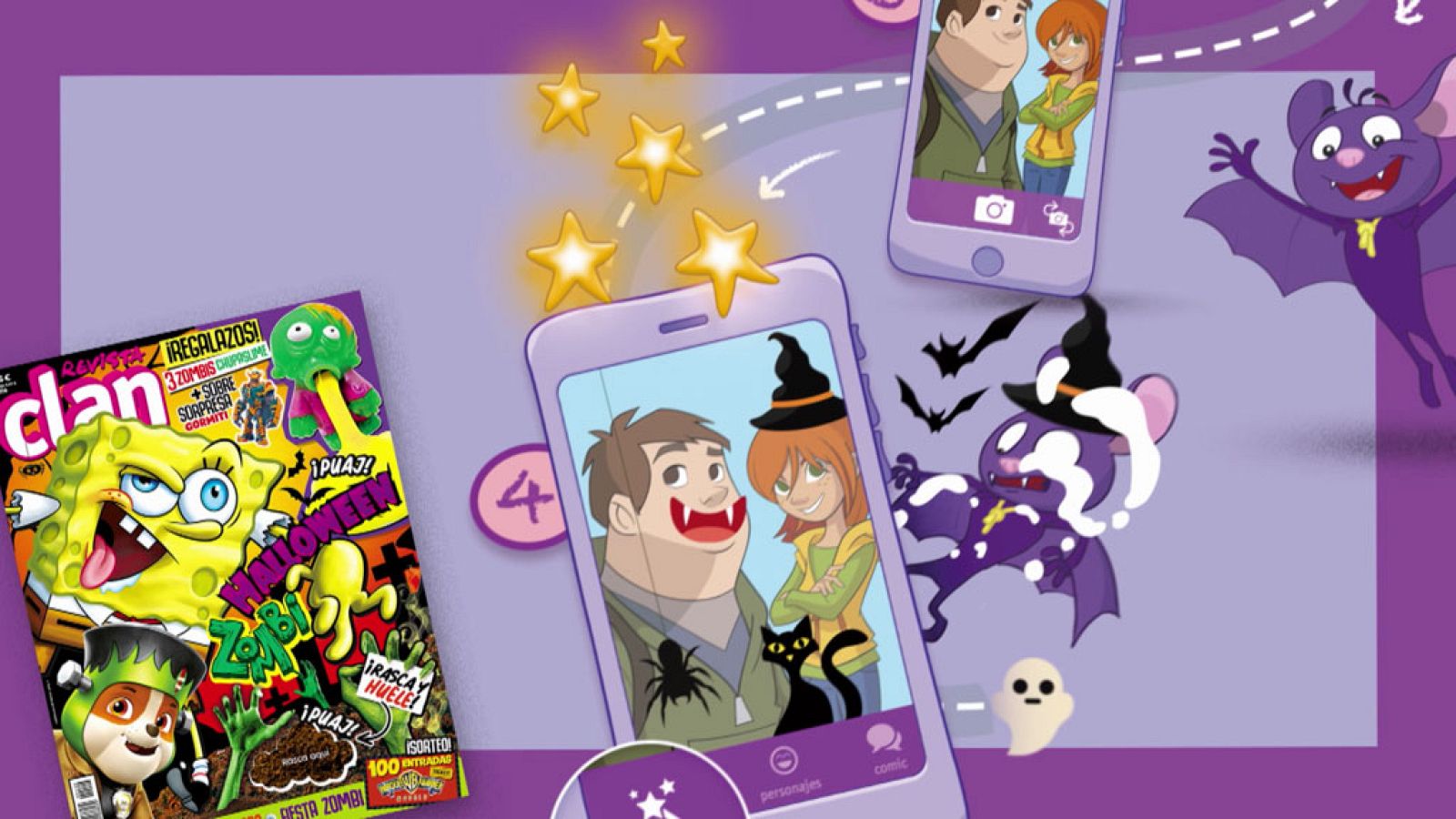 ¡Halloweenizate y gana premios con la app y la revista de Clan! - Novedades Clan | Ver