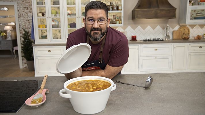 Hacer de comer - Cocido montañés y panacota de café