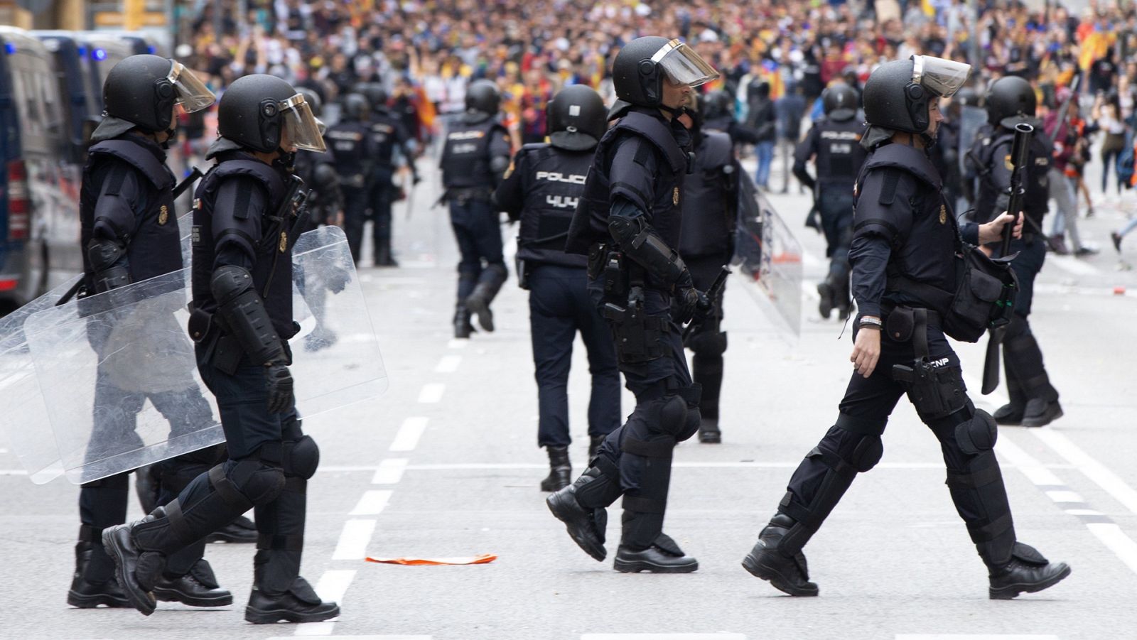 Los Mossos sospechan que los alborotadores están organizados y liderados por alguien