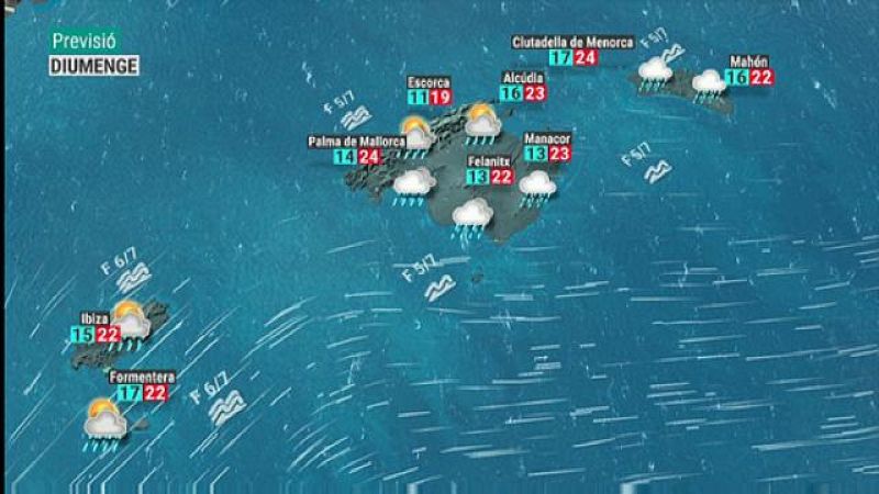 El temps a les Illes Balears - 25/10/19