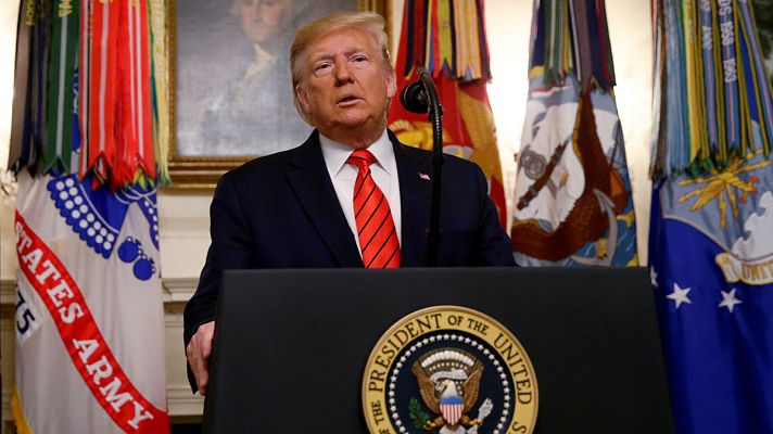 Telediario 1 - Trump anuncia la muerte del líder del Estado Islámico, Abu Bakr al-Baghdadi, en una operación en Siria