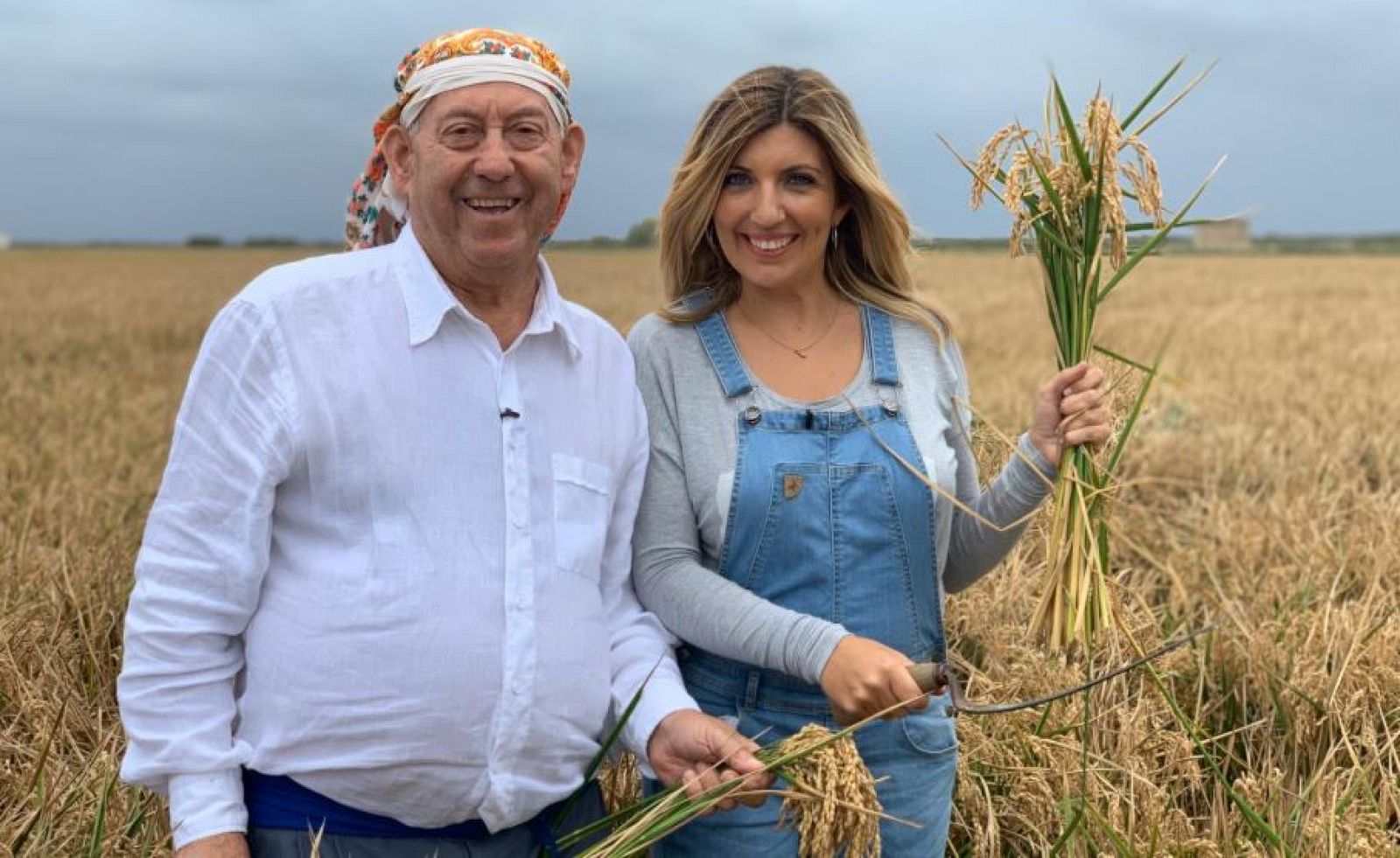 Arroz  cosechado a la antigua