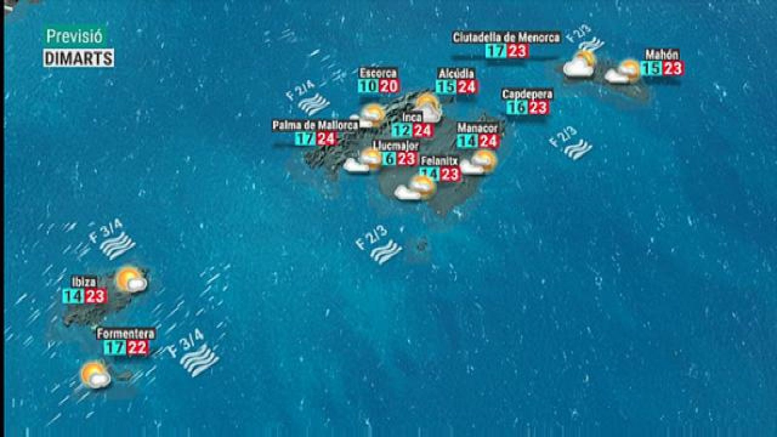 El temps a les Illes Balears - 28/10/19