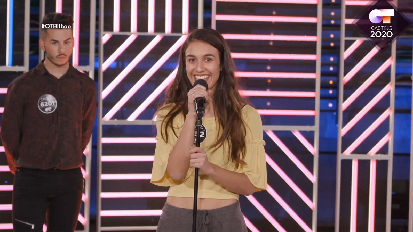 Laura Gago, Miss Soluciones en la Fase 2 del casting OT 2020 en Bilbao