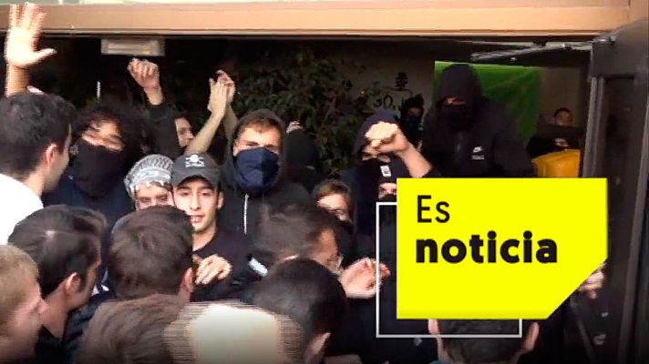 Modo Digital - Tensión entre estudiantes en Cataluña en la primera jornada de huelga contra la sentencia del 'procés'