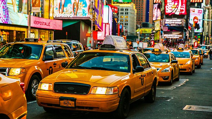 Telediario 1 - El mítico taxi amarillo de Nueva York, en crisis