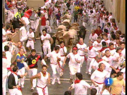 San Fermín - Los Miura a su paso por el Ayto.