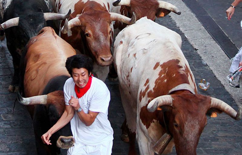 Dos heridos graves en San Fermín