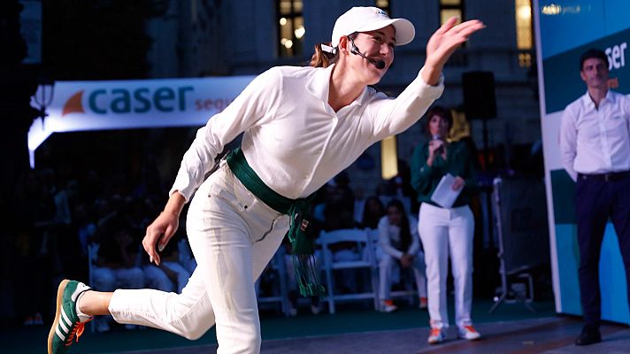 Telediario 1 - Muguruza: "No soy nada sin un equipo bueno"