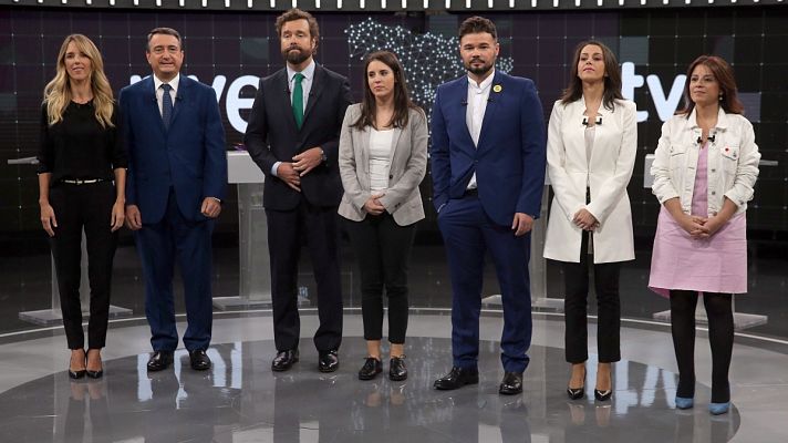 Especiales informativos - Los portavoces parlamentarios resumen sus propuestas en el 'minuto de oro' del Debate a 7