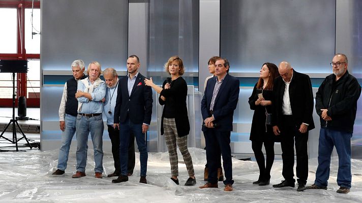 Telediario 1 - Un debate "abierto" y con preguntas, así será el debate a cinco que ofrecerá este lunes RTVE