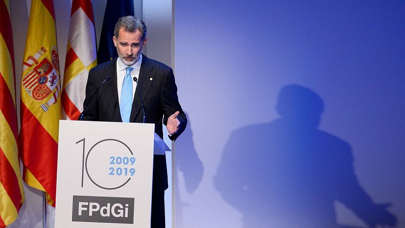 El Rey, sobre Cataluña: "No pueden tener cabida ni la violencia, ni la intolerancia ni el menosprecio a los derechos de otros"