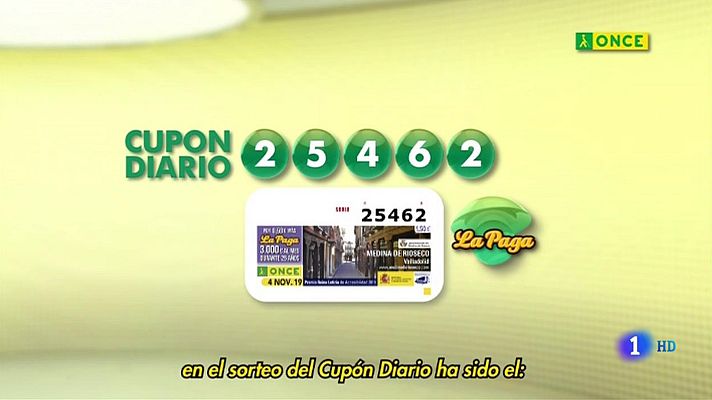 Sorteos ONCE - Sorteo ONCE - 04/11/19