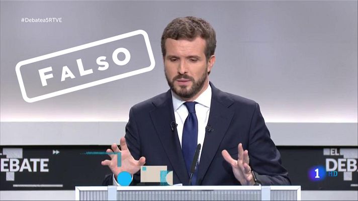  - Pablo Casado. Falso, por Verifica RTVE