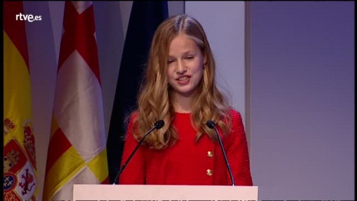  - Discurs de la Infanta Leonor i el Rei Felip VI en català