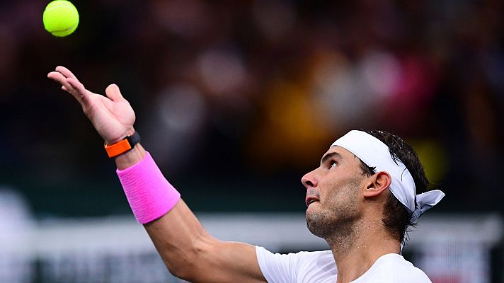 Telediario 1 - Nadal solo sufre una distensión y ya conoce su cuadro para las Finales ATP