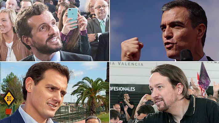 Telediario 1 - Los candidatos apuran la campaña para intentar movilizar el voto