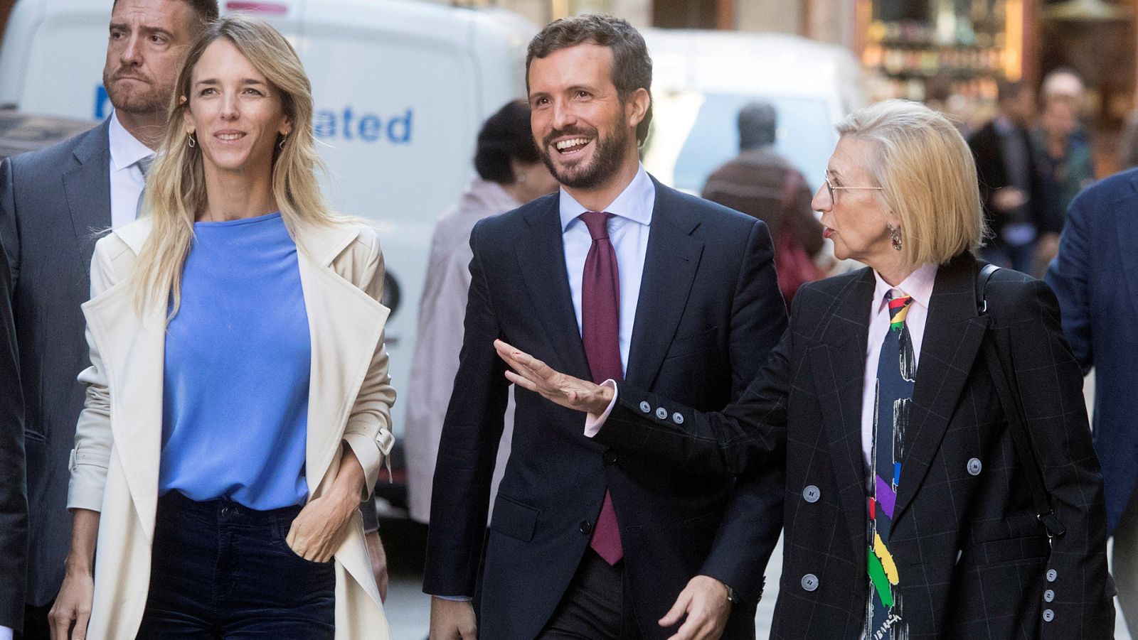 Casado: "Sánchez está en manos de si Torra decide apretar o no en la jornada electoral"