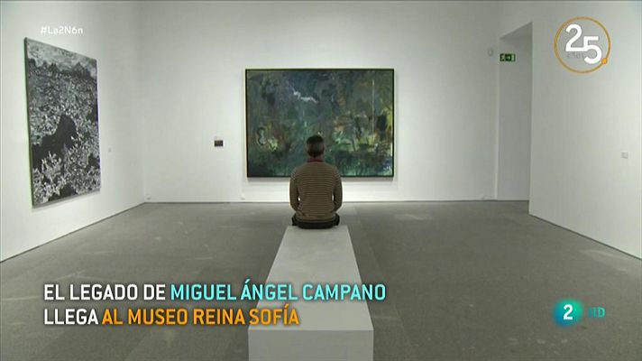 La 2 Noticias - Restrospectiva al pintor Miguel Ángel Campano en el Reina Sofía