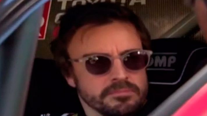 Telediario 1 - Alonso se prepara para el Dakar en el rally Al Ula Neom