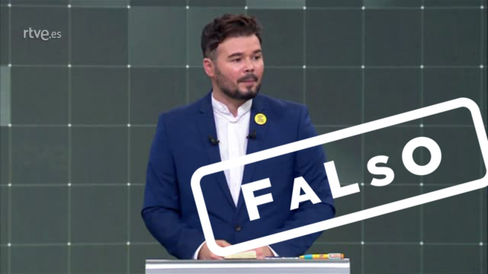Gabriel Rufián (ERC): "Que de una vez por todas en este país los 60.000 millones que se dedicaron a rescatar a la banca se devuelvan". Falso, por Verifica RTVE | Ver