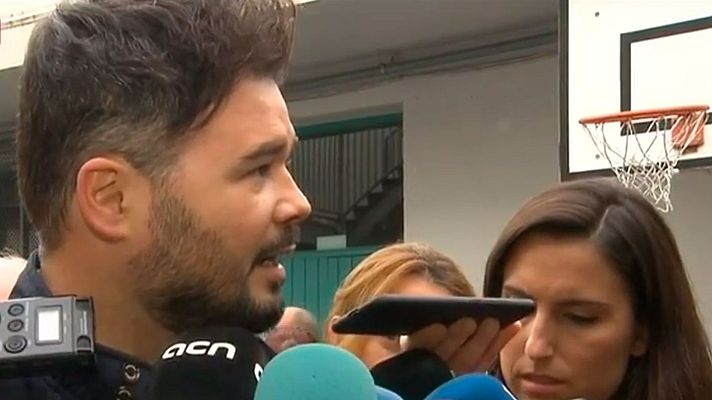 Informativo 24h - Rufián: "Es un muy buen día para que el pueblo de Cataluña sentencie con democracia"
