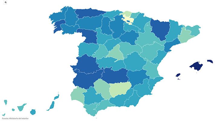  - La participación a las 14:00 horas es del 37,93%, 3,6 puntos menos que en los comicios de abril