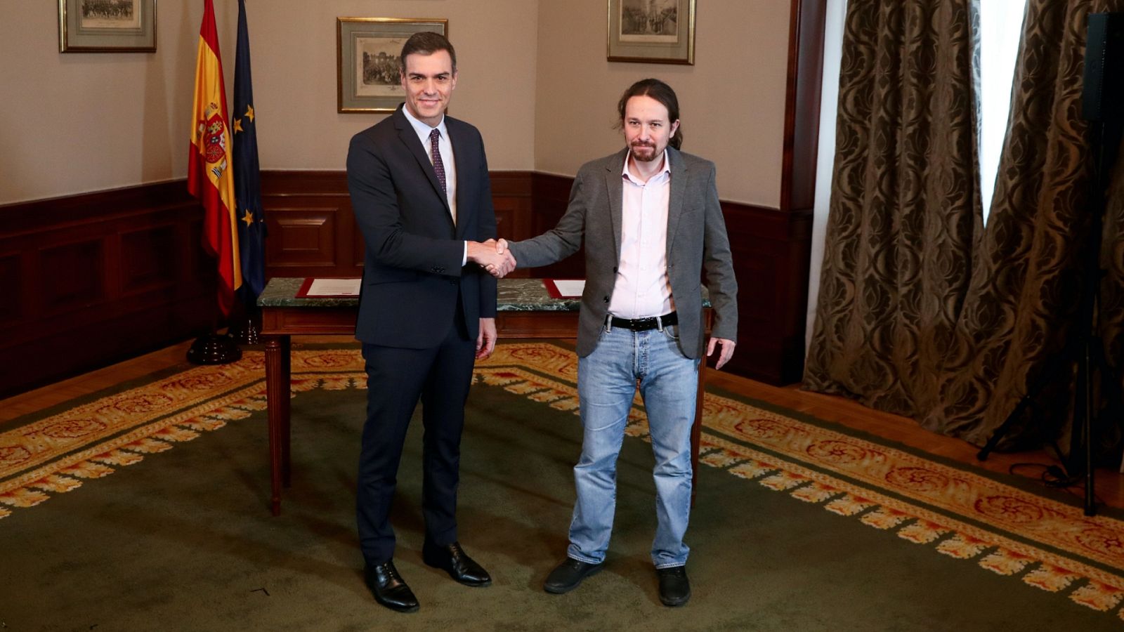 Especial informativo - Preacuerdo de gobierno de coalición entre PSOE y UP - ver ahora