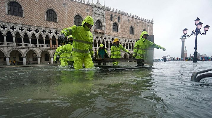 Telediario 1 - Inundaciones "apocalípticas" en Venecia