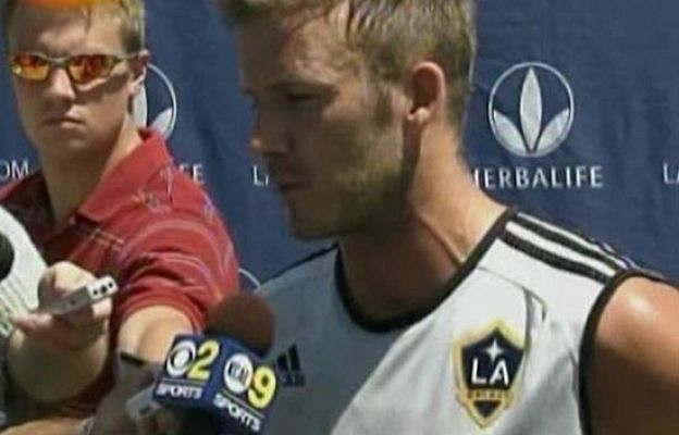  - Frío recibimiento a 'Becks' en L.A.