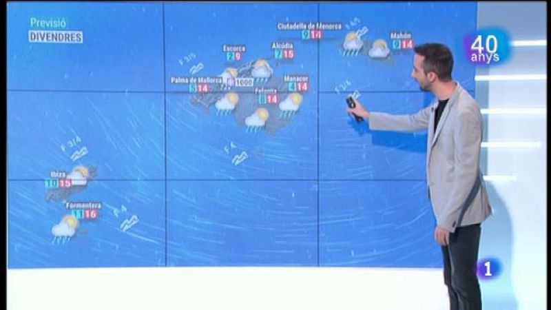 El temps a les Illes Balears - 14/11/19