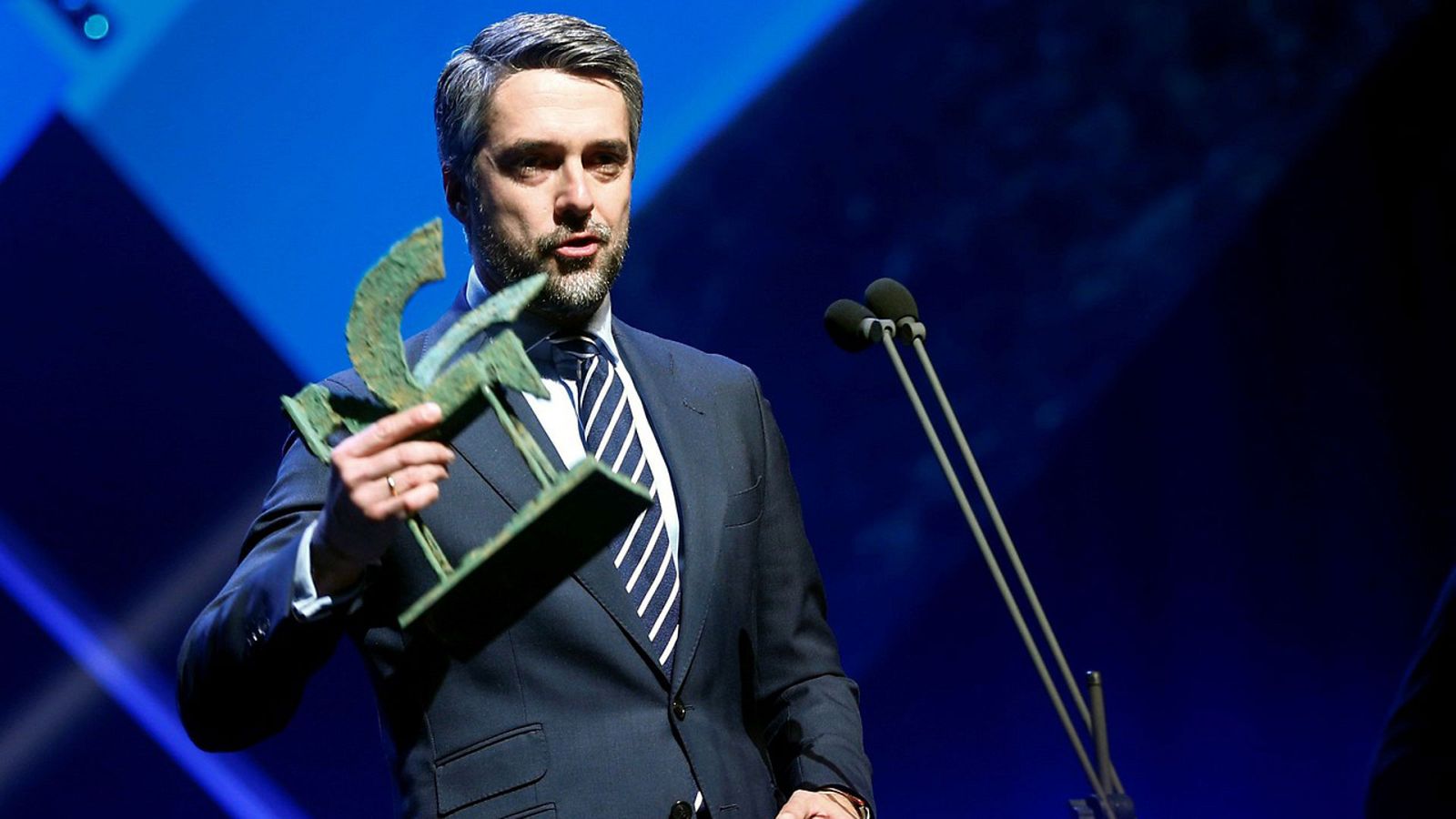 Carlos Franganillo y Paloma del Río reciben sus premios Ondas como mejores presentadores | Ver