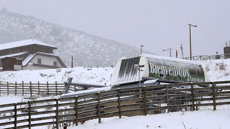 Nevadas en el norte peninsular, especialmente en la cordillera Cantábrica - Ver ahora