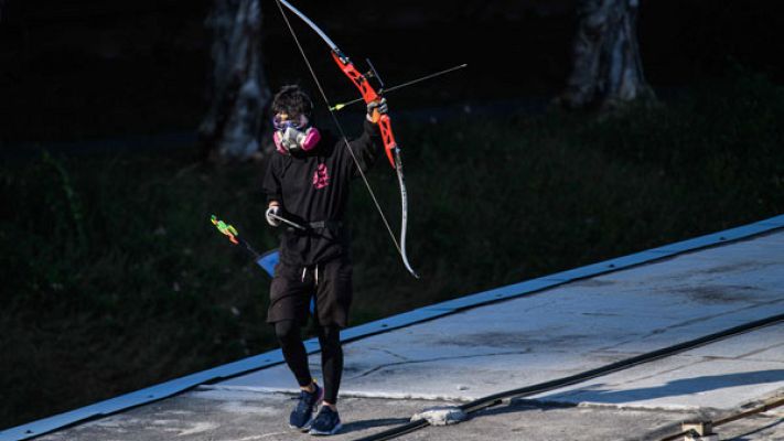 Informativo 24h - Nuevas protestas en Hong Kong dejan al menos un policía herido por una flecha