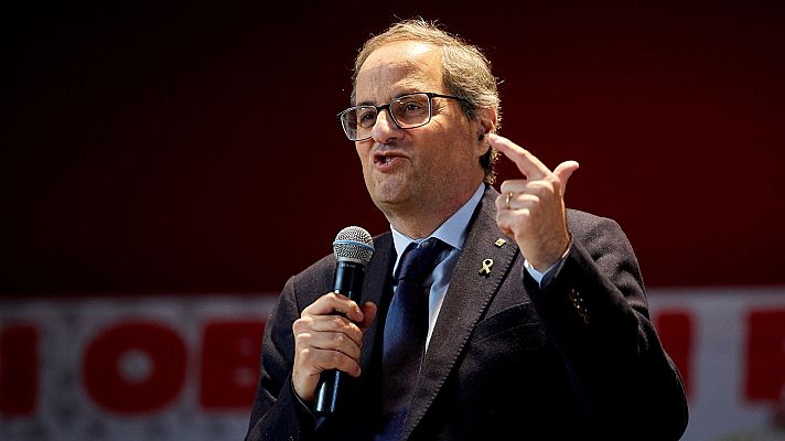 Los desayunos - El TSJC juzga a Torra por desobedecer la orden de retirar lazos amarillos