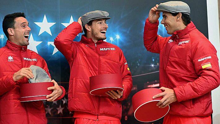 Telediario 1 - Arrancan en Madrid las finales de la nueva Davis, con España en un grupo complicado