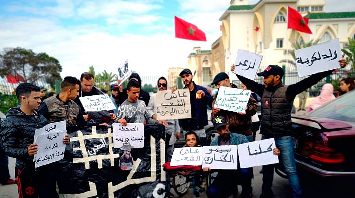 Telediario 1 - Marruecos sienta al rap en el banquillo