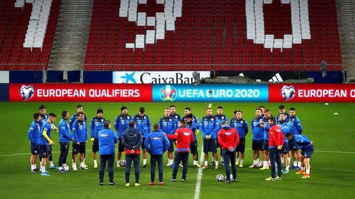 Telediario 1 - Cosmin Contra: "Se va a ver a Rumanía joven y alegre en el Metropolitano"