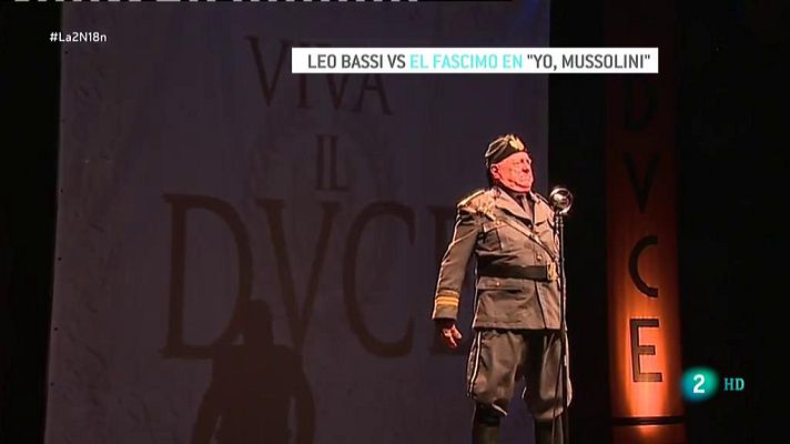 La 2 Noticias - Leo Bassi se mete en la piel de Mussolini