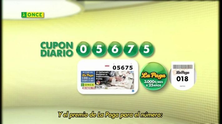Sorteos ONCE - Sorteo ONCE - 20/11/19