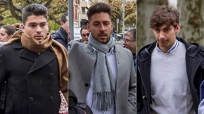 Telediario 1 - Los tres exjugadores de la Arandina niegan relaciones sexuales con una menor