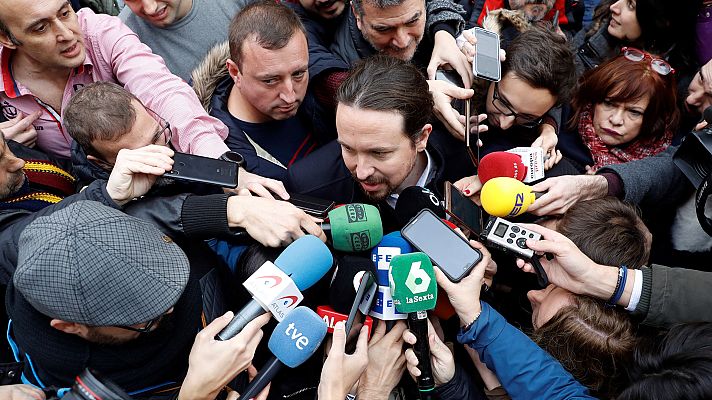 Telediario 1 - Iglesias, "optimista" sobre las negociaciones para formar un nuevo Gobierno