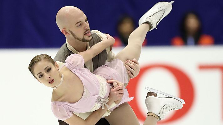 Patinaje sobre hielo - NHK Trophy. Programa libre parejas