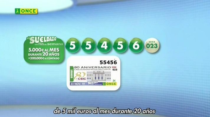 Sorteos ONCE - Sorteo ONCE - 23/11/19