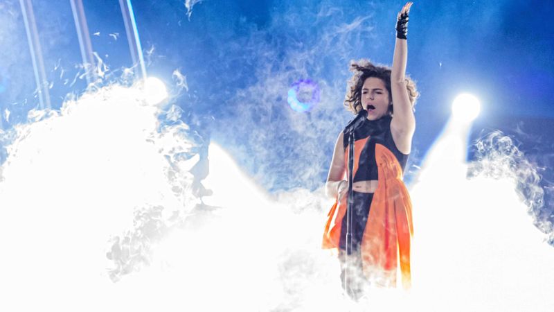 Eurovisin Junior 2019 - Mila Moskov representa a Macedonia del Norte cantando "Fire"