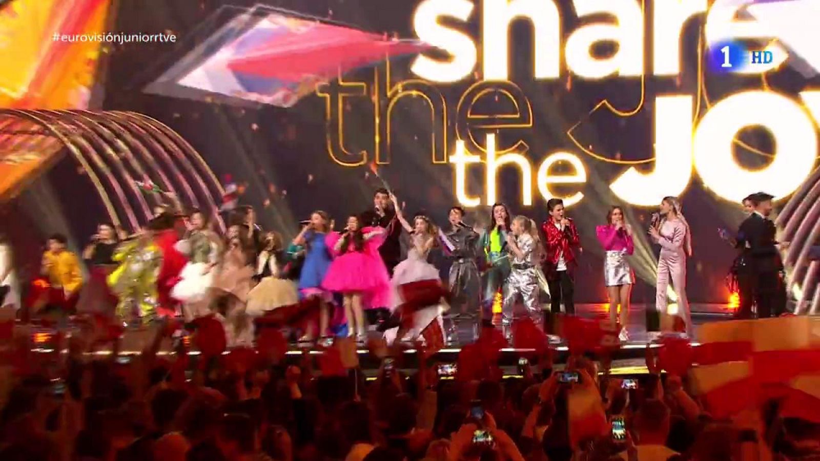 Eurovisión Junior 2019 - Los países participantes interpretan "Share the joy"