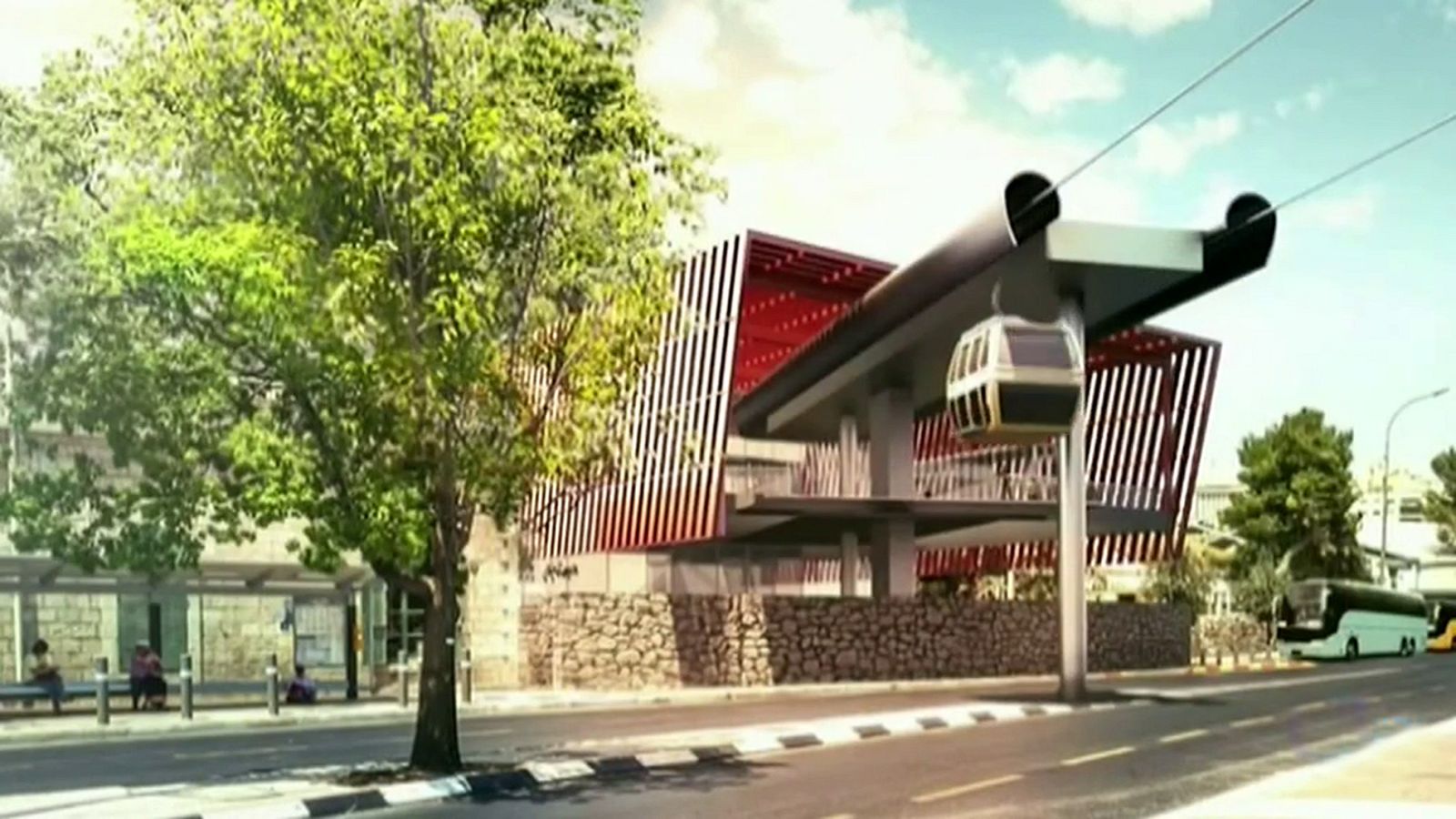 Polémico teleférico en Jerusalén, que unirá el oeste de la ciudad con el Muro de las Lamentaciones | Ver