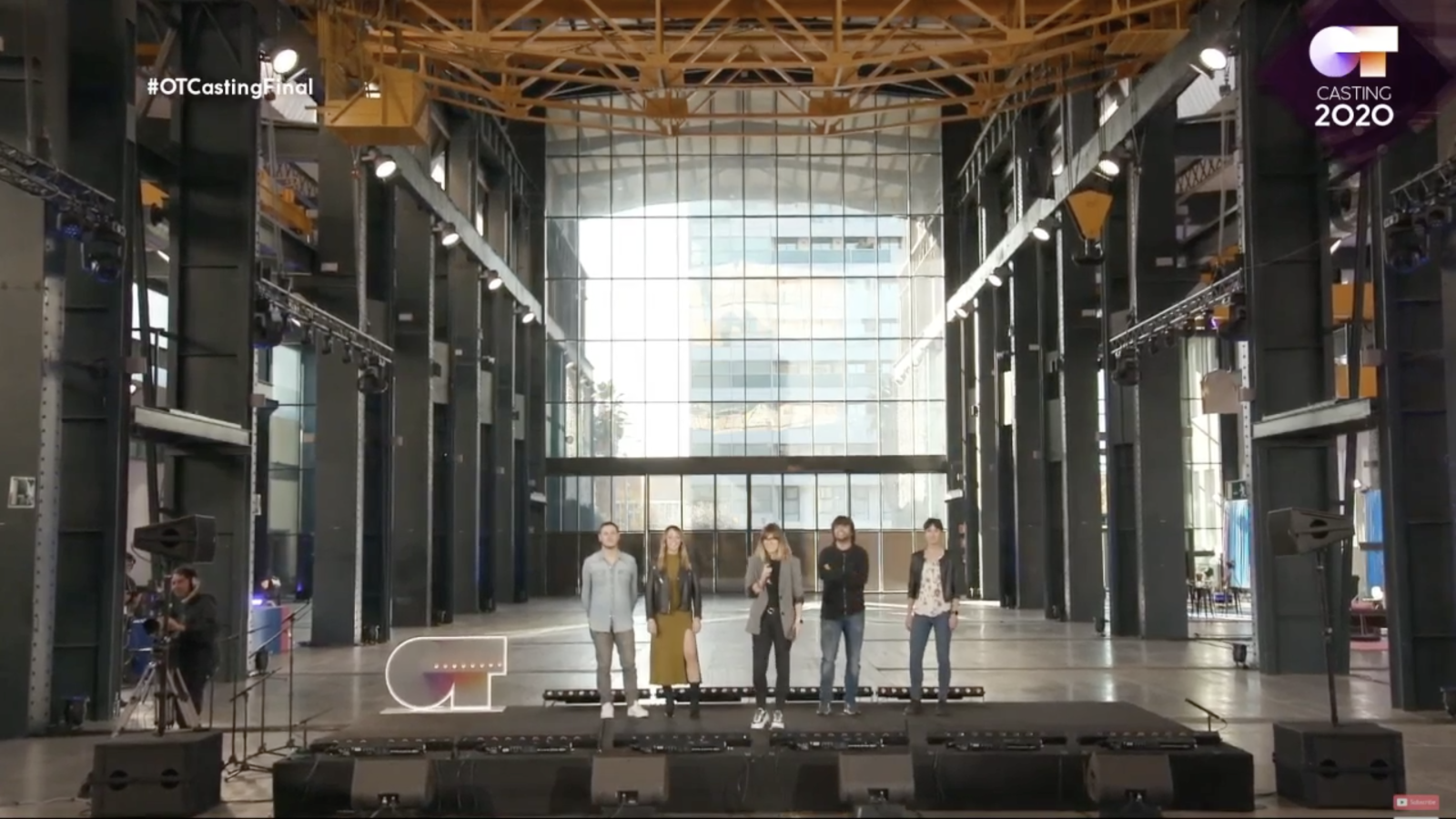 Bienvenida de Noemí Galera al casting final de OT 2020 en Barcelona